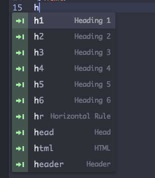 Atom snippets in use