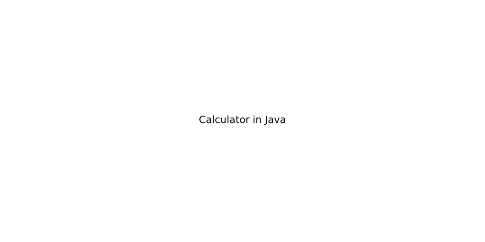 Calculator in Java