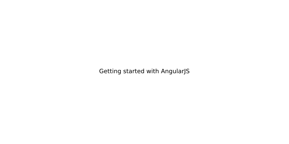 Getting started with AngularJS